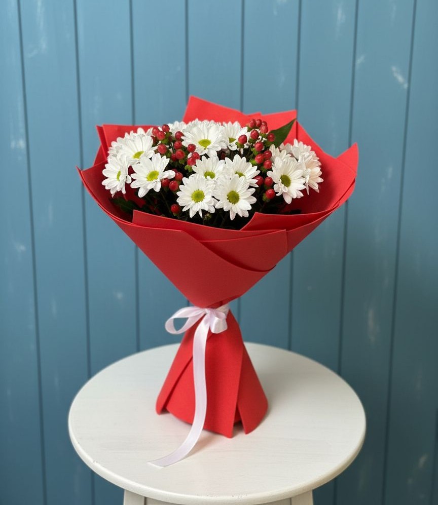 Букет цветов из: Хризантемы в Каратузском