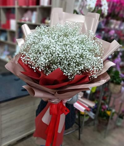 Букет цветов из: Гипсофила в Каратузском