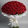 Букет 101 Красная роза Блэк Мэджик в Каратузском