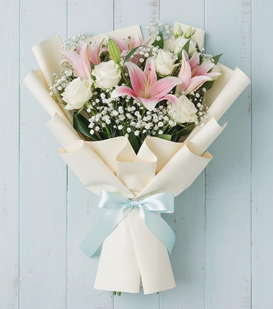 Букет цветов из: Лилии в Каратузском