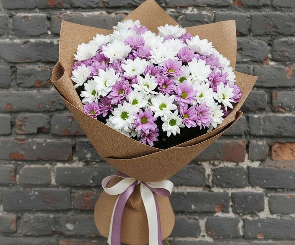 Букет цветов из: Хризантемы в Каратузском