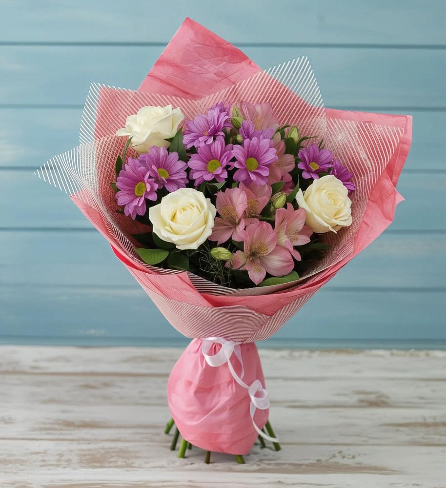 Букет цветов из: Герберы в Каратузском