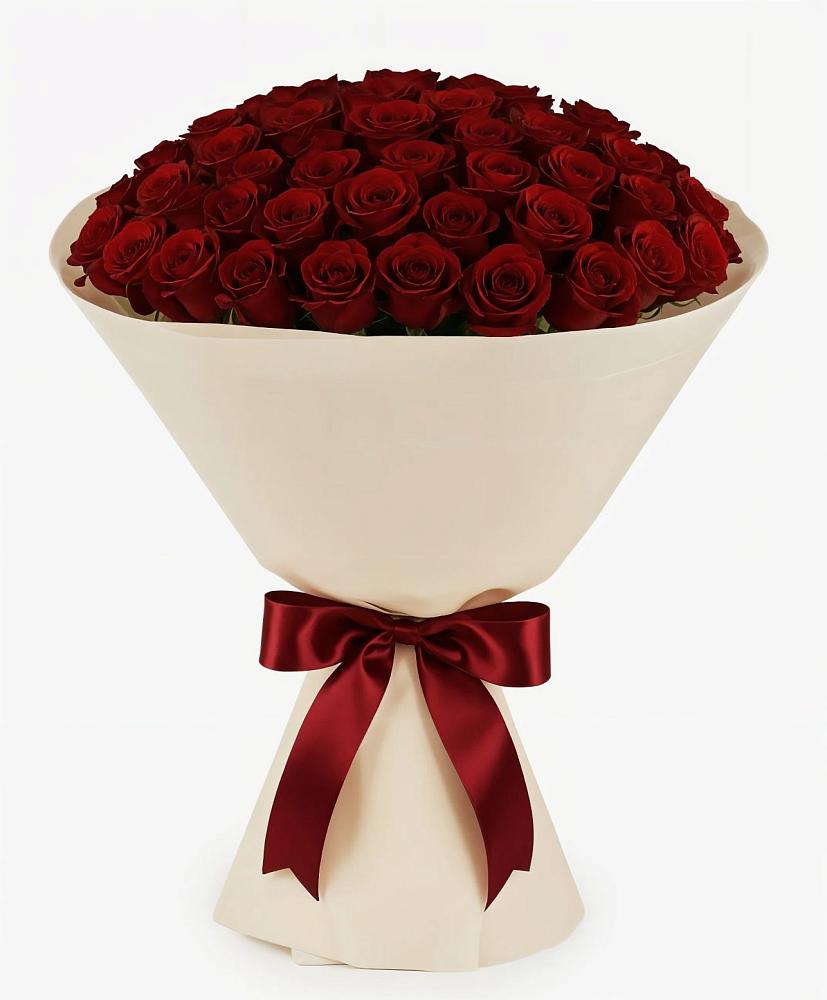 Букет 101 Бордовая роза Блэк Бакарра в Каратузском