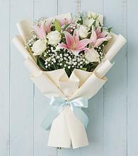Букет цветов из:  Лилии в Каратузском
